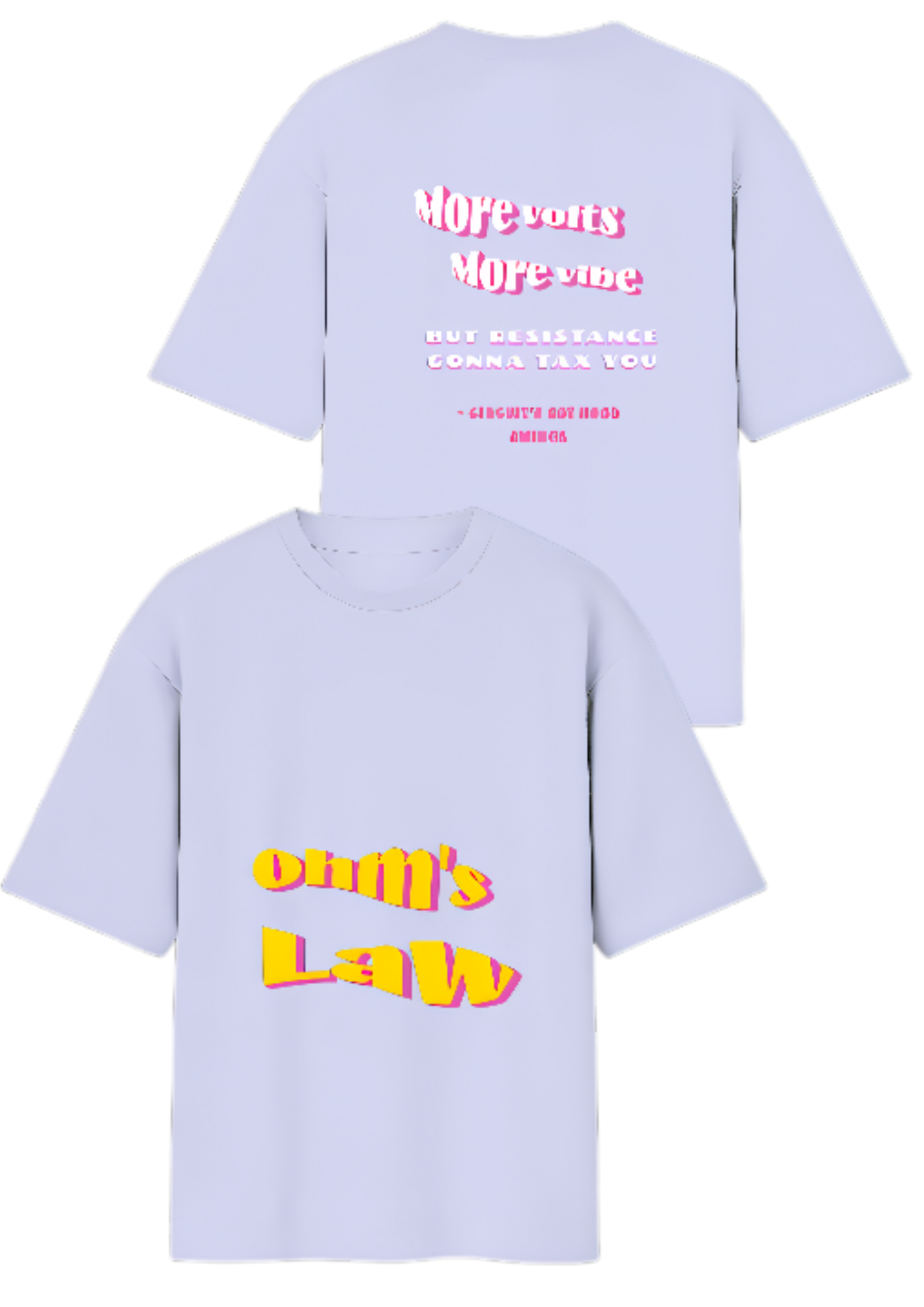 Ohm's law – Oversized Street Tee