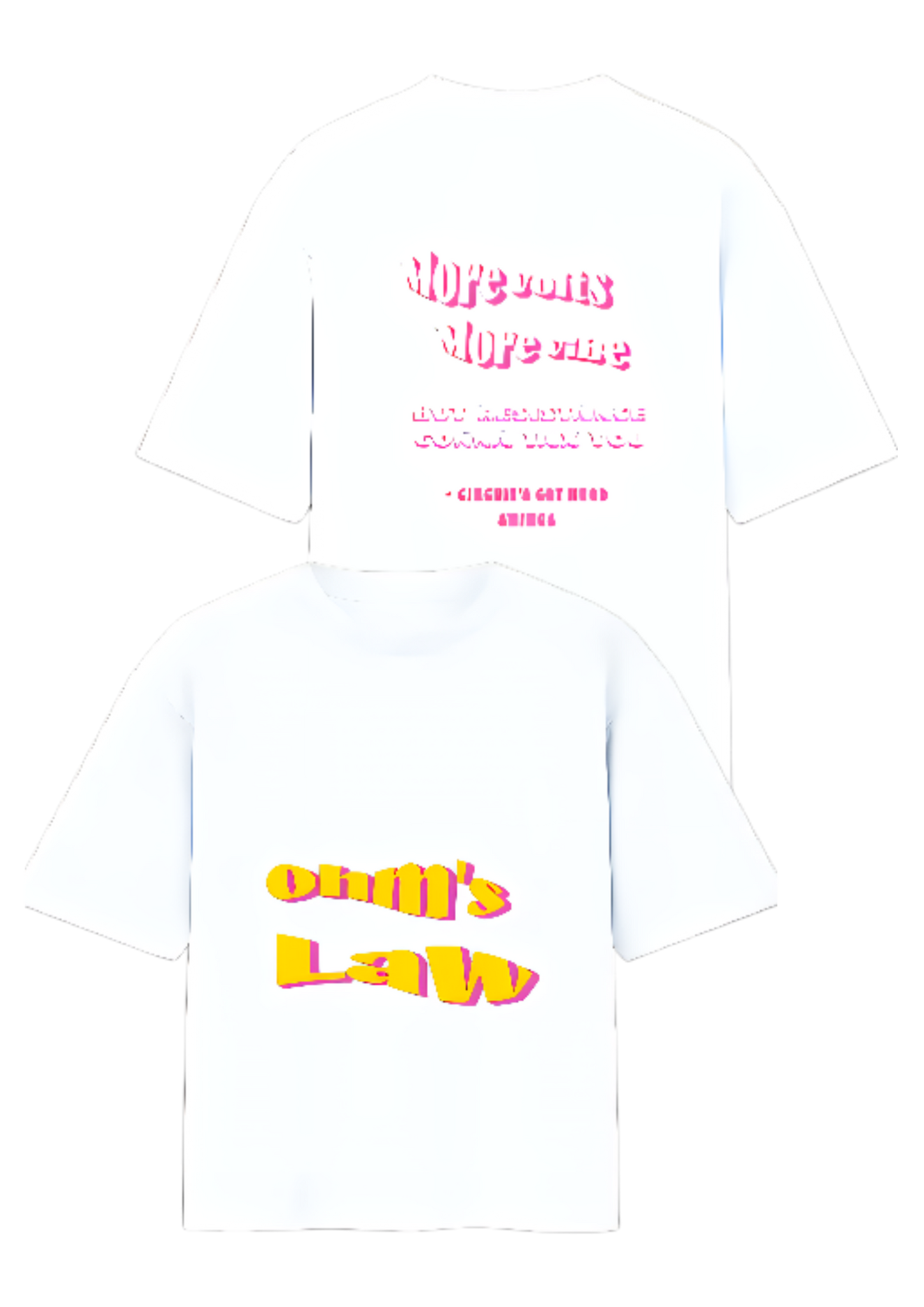 Ohm's law – Oversized Street Tee