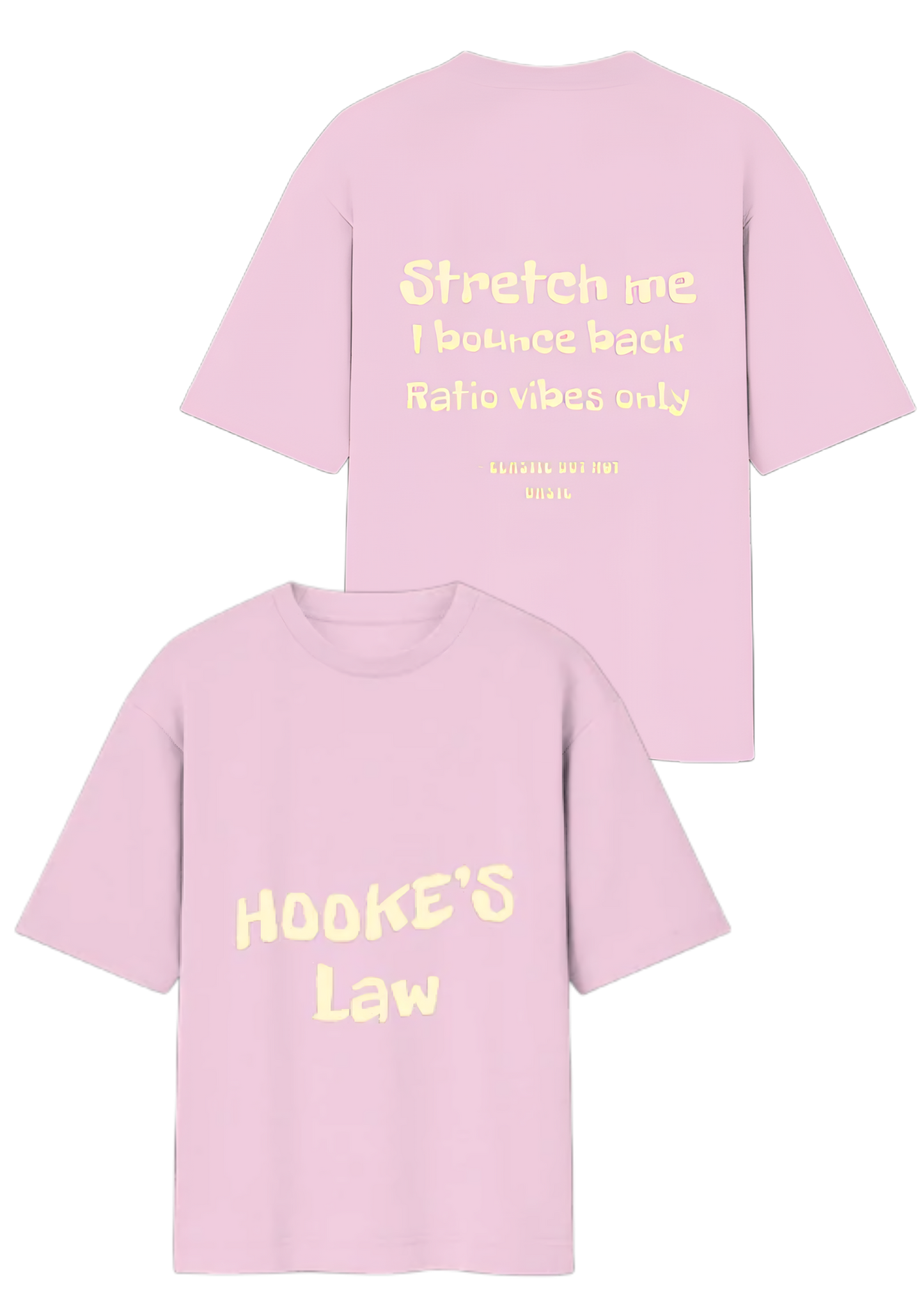 Hooke's law – Oversized Street Tee