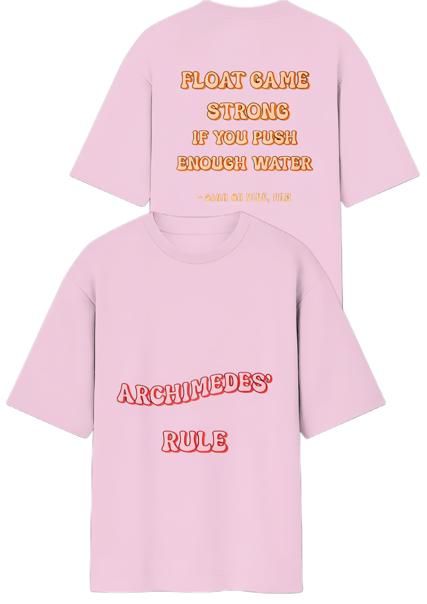 Archimedes' Rule– Oversized Street Tee
