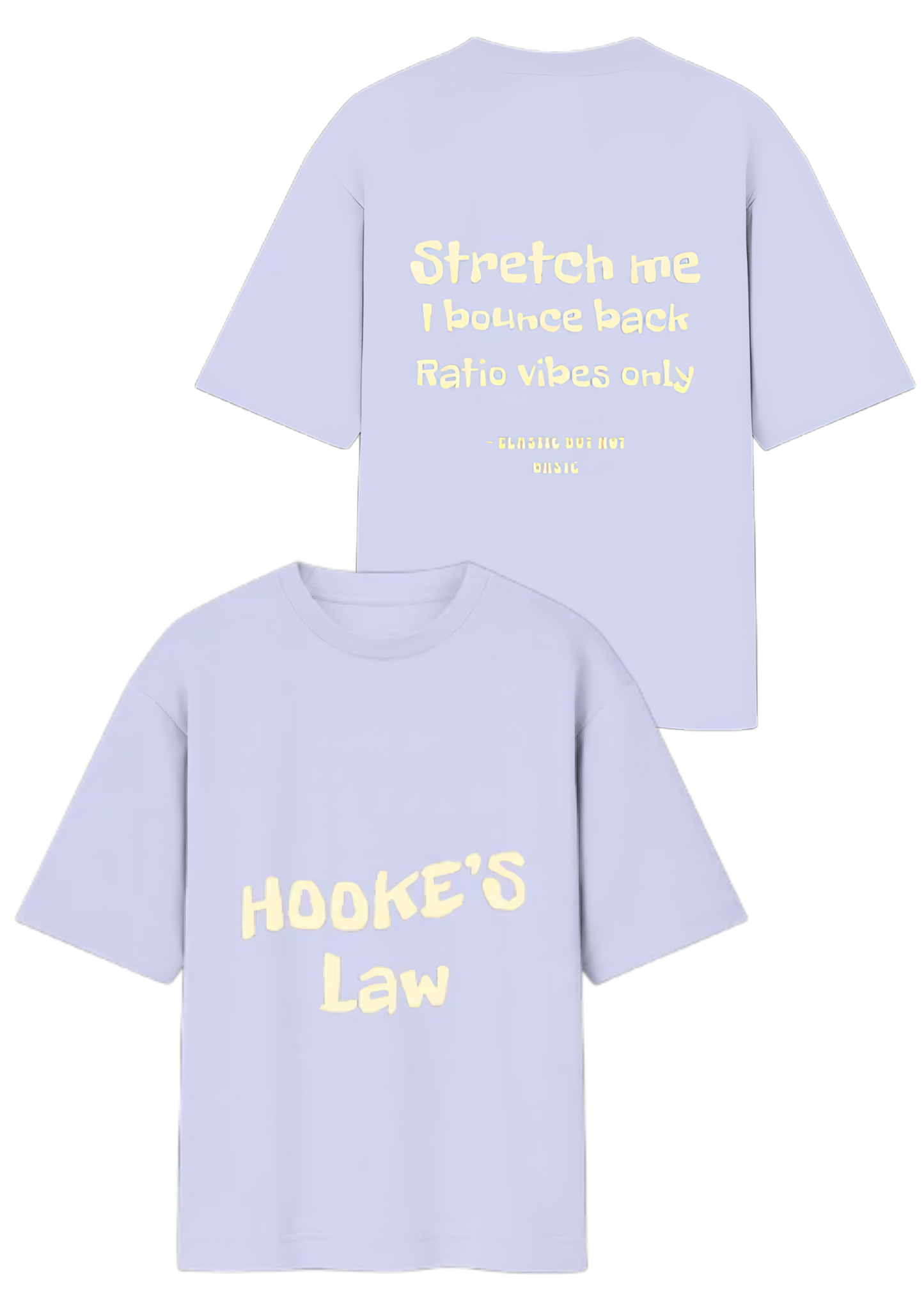 Hooke's law – Oversized Street Tee
