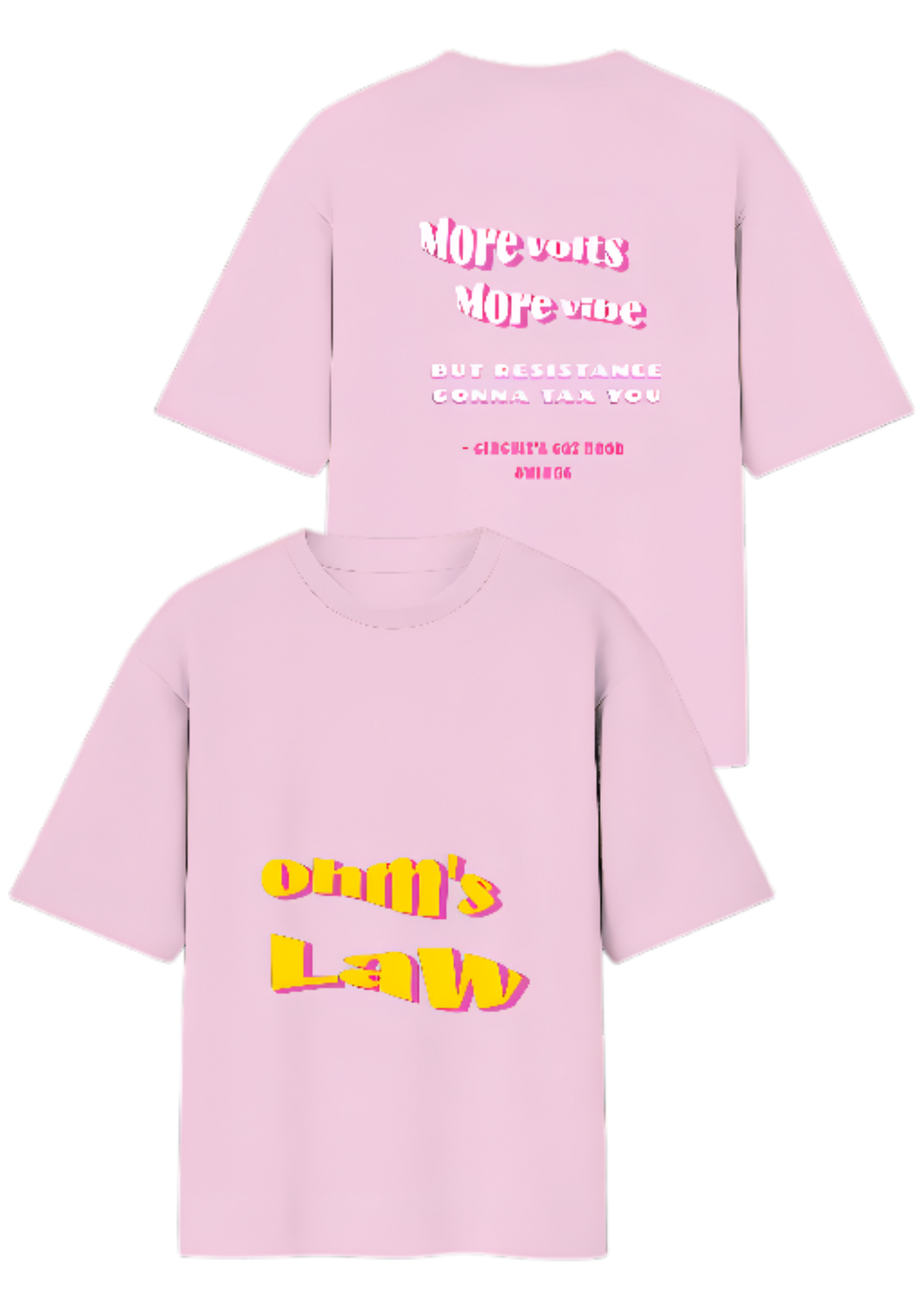 Ohm's law – Oversized Street Tee