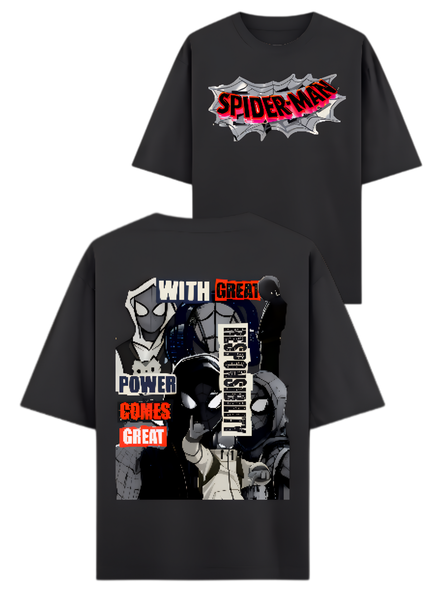 Spider-Man-Oversized Streetwear Tee