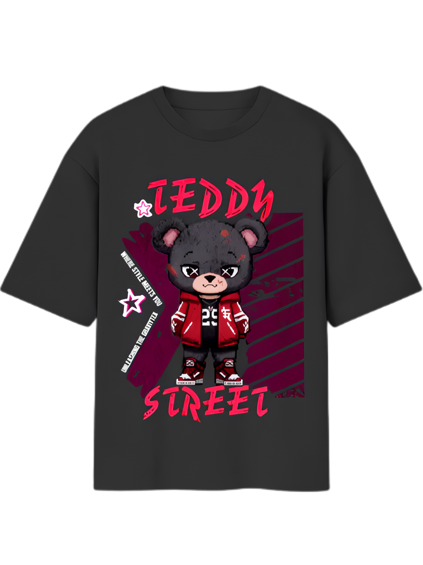 Teddy Street-Oversized Street Tee