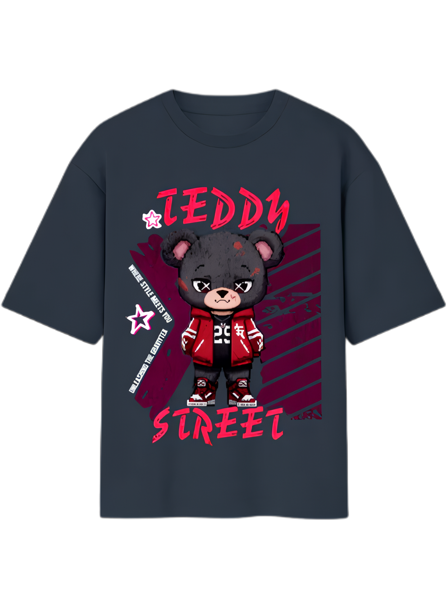 Teddy Street-Oversized Street Tee