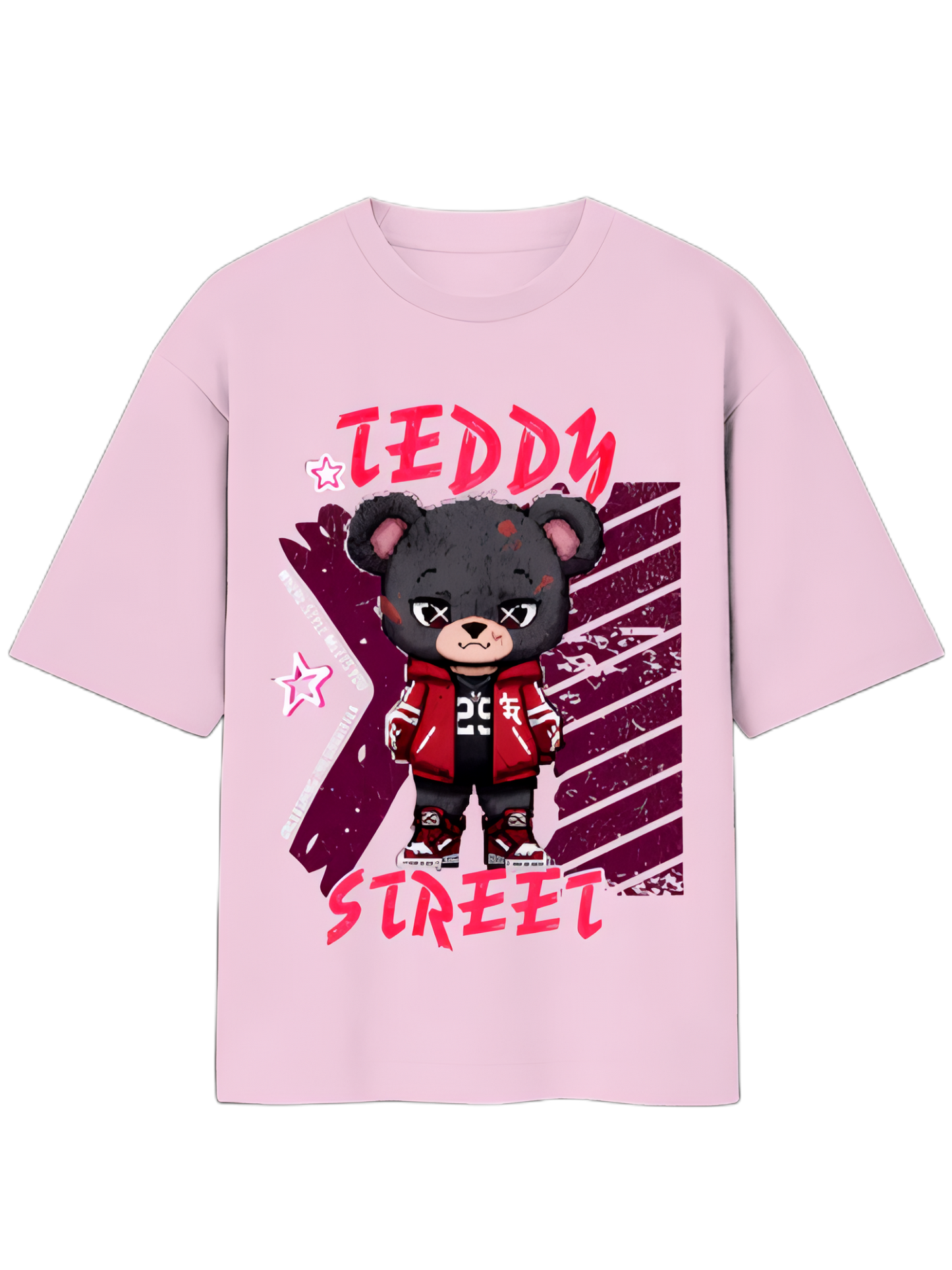 Teddy Street-Oversized Street Tee