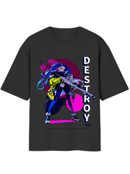 Destroy-Oversized Street Tee