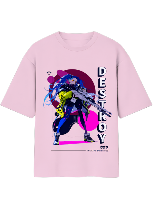 Destroy-Oversized Street Tee