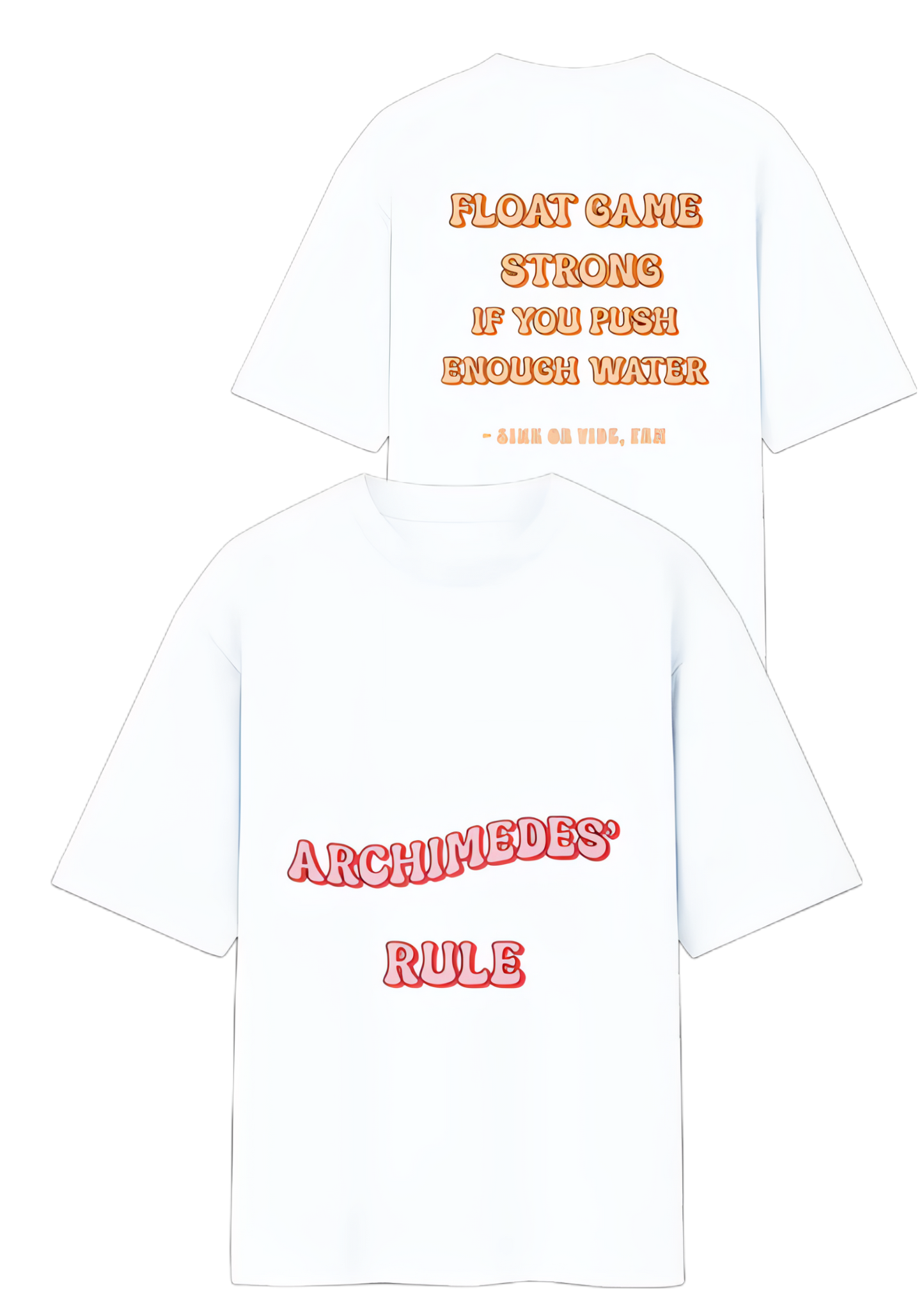 Archimedes' Rule– Oversized Street Tee