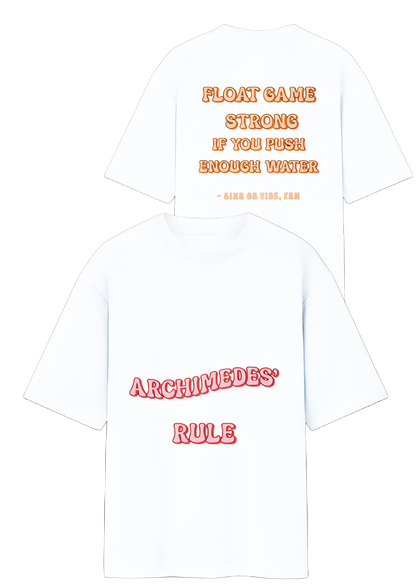 Archimedes' Rule– Oversized Street Tee