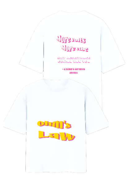 Ohm's law – Oversized Street Tee