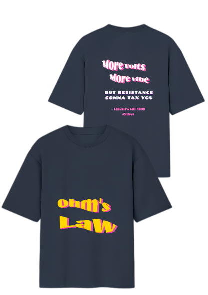 Ohm's law – Oversized Street Tee