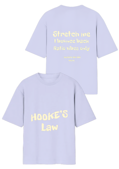 Hooke's law – Oversized Street Tee