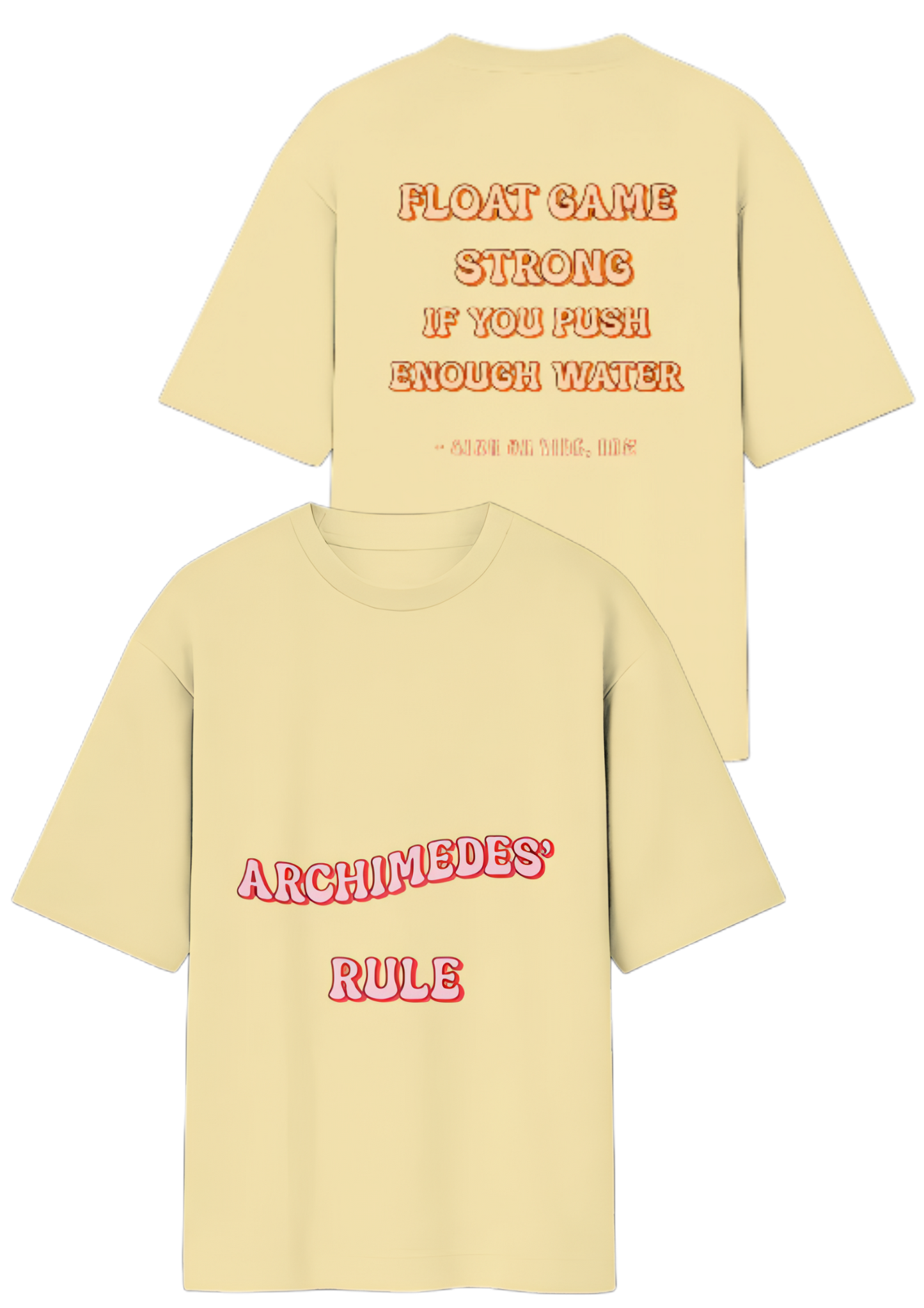 Archimedes' Rule– Oversized Street Tee