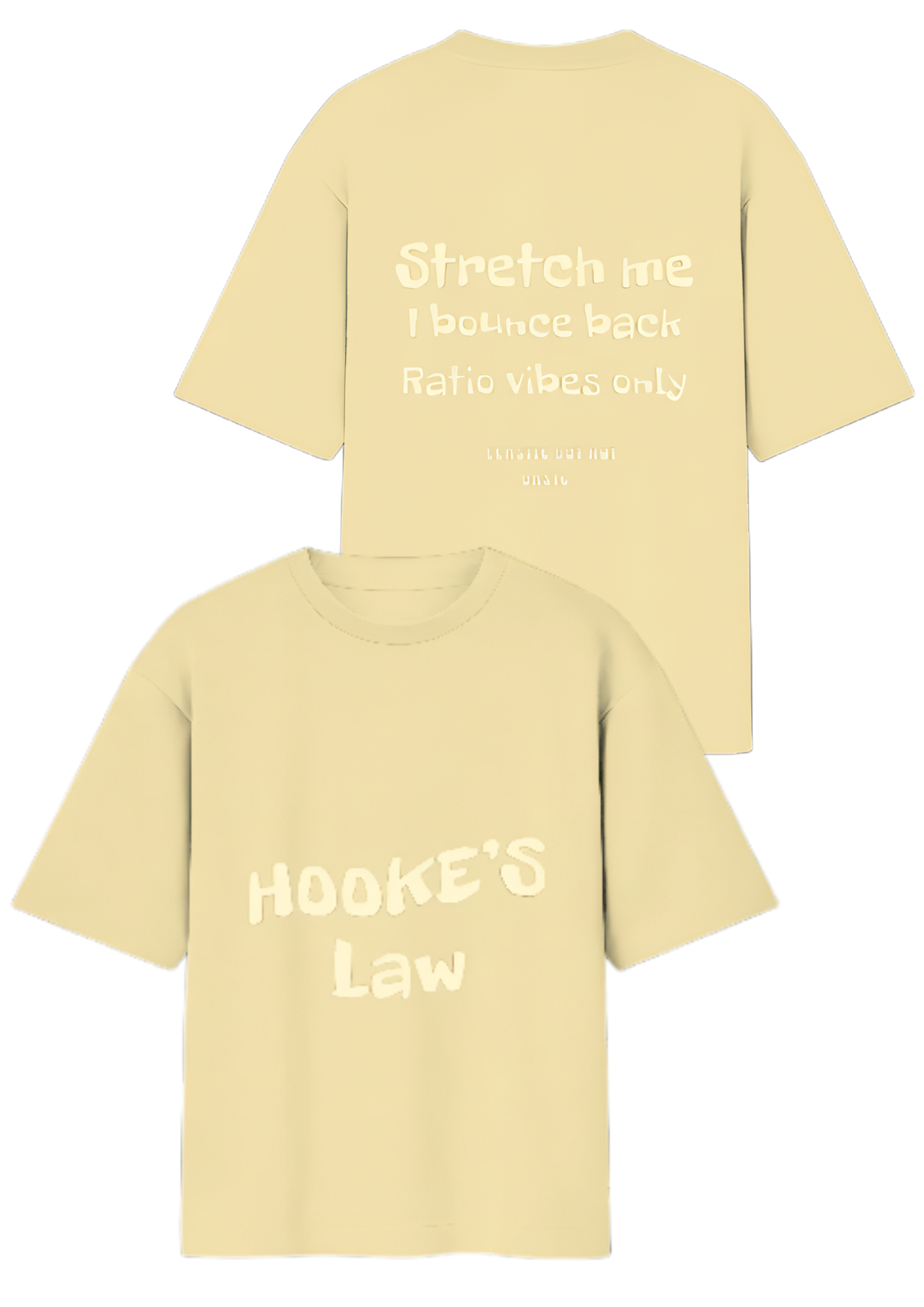 Hooke's law – Oversized Street Tee