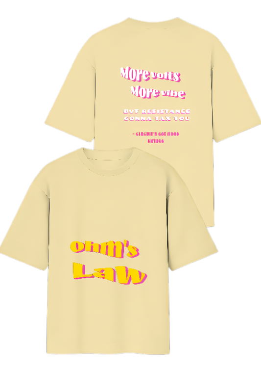 Ohm's law – Oversized Street Tee