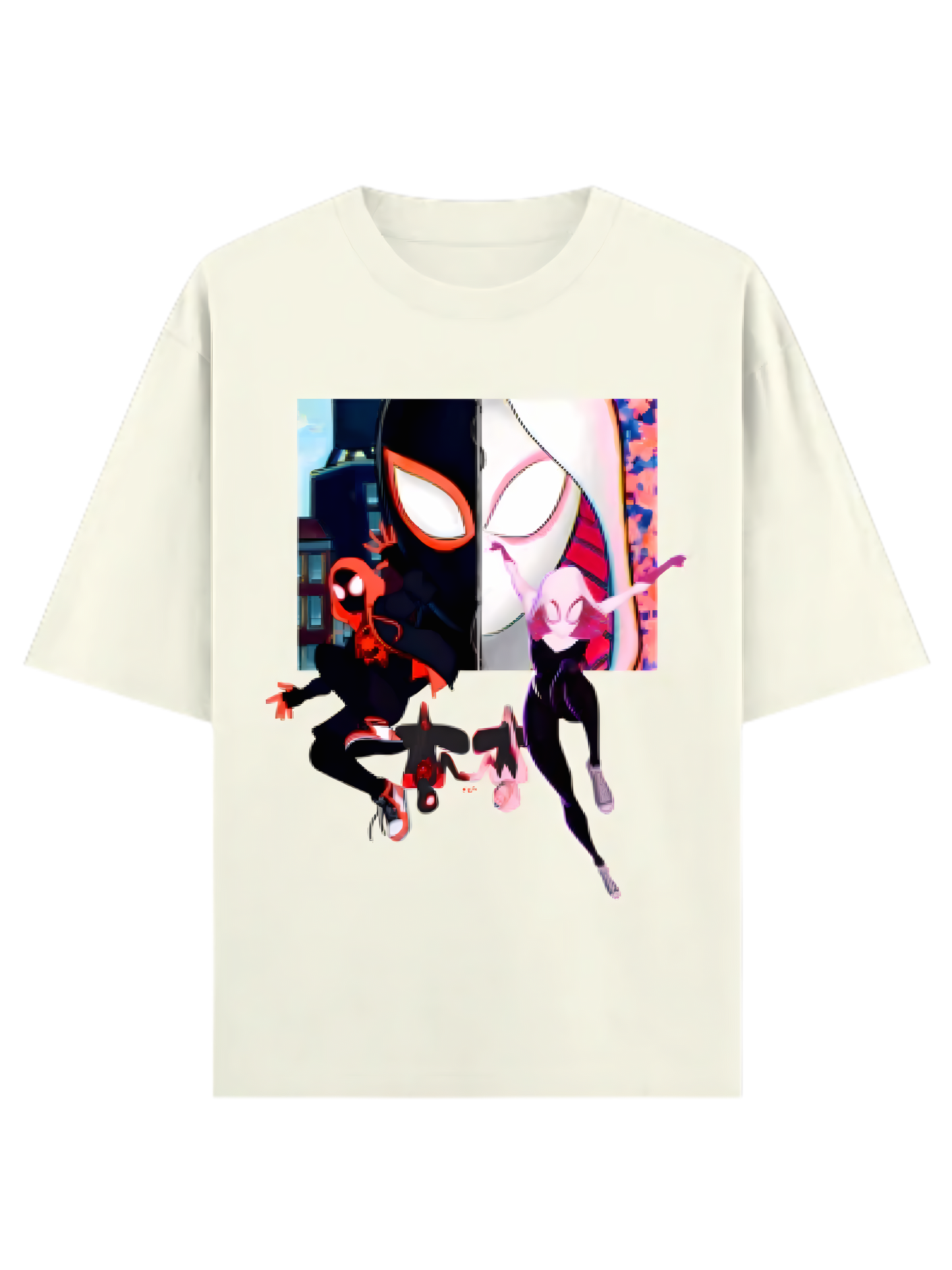 Miles X Gwen-Oversized Streetwear Tee