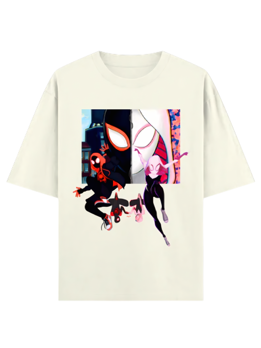 Miles X Gwen-Oversized Streetwear Tee