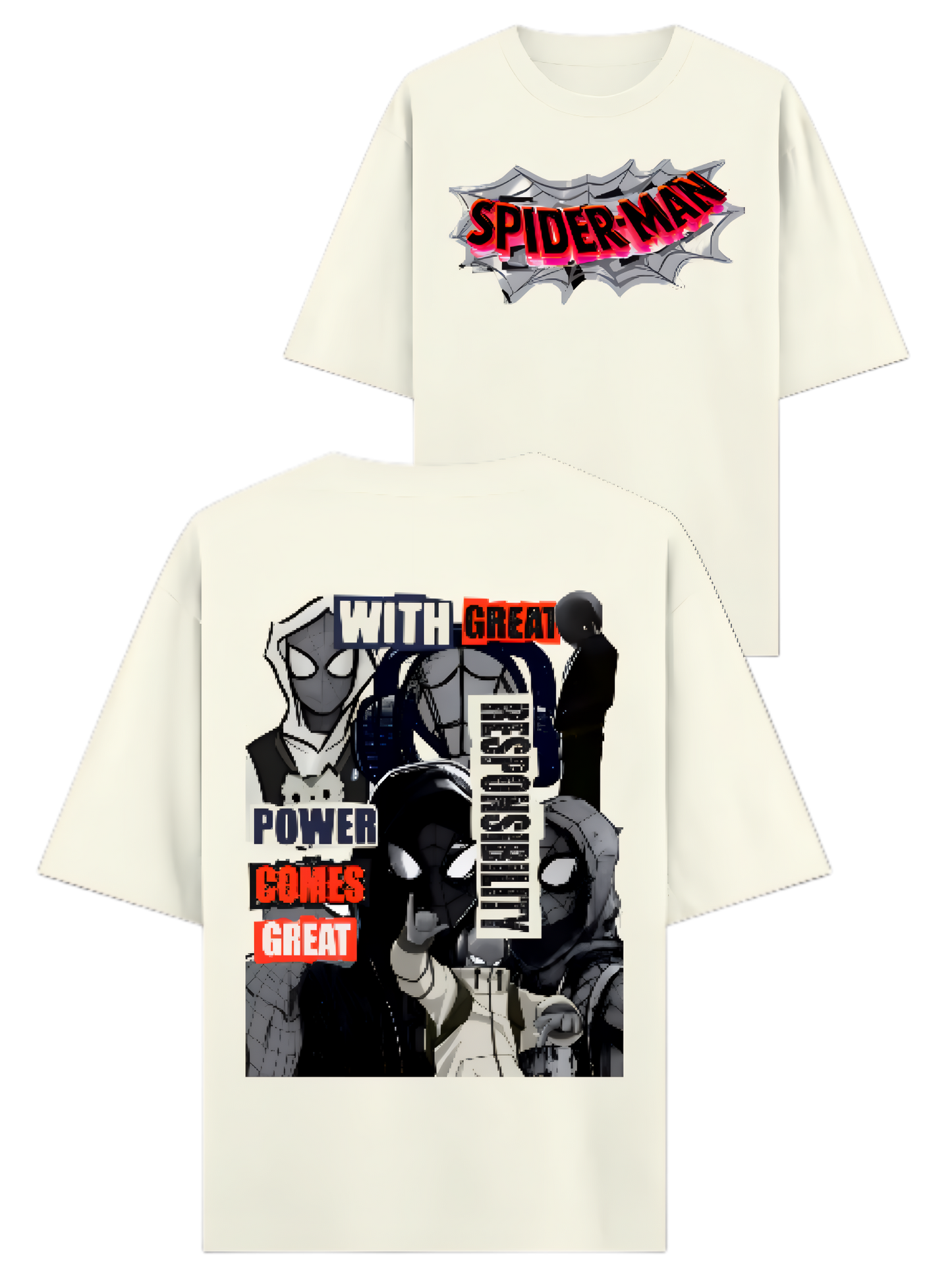 Spider-Man-Oversized Streetwear Tee