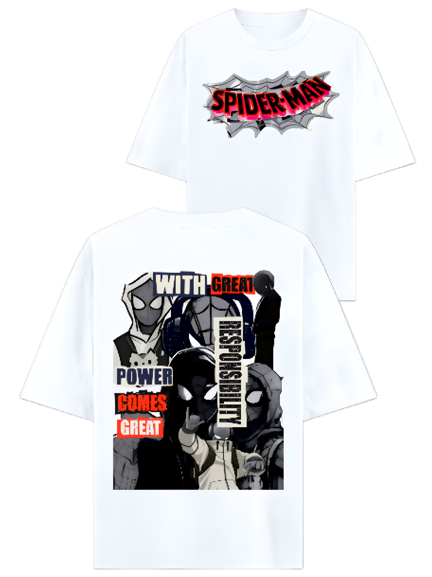 Spider-Man-Oversized Streetwear Tee