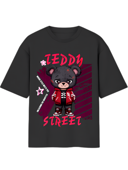 Teddy Street-Oversized Street Tee