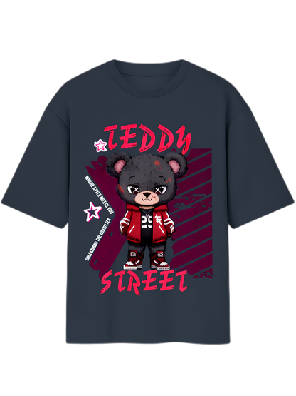 Teddy Street-Oversized Street Tee