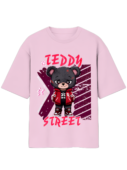 Teddy Street-Oversized Street Tee