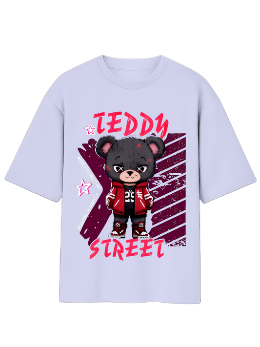 Teddy Street-Oversized Street Tee