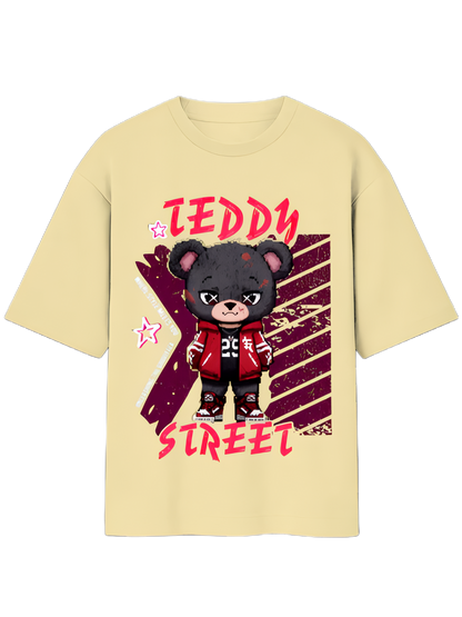 Teddy Street-Oversized Street Tee